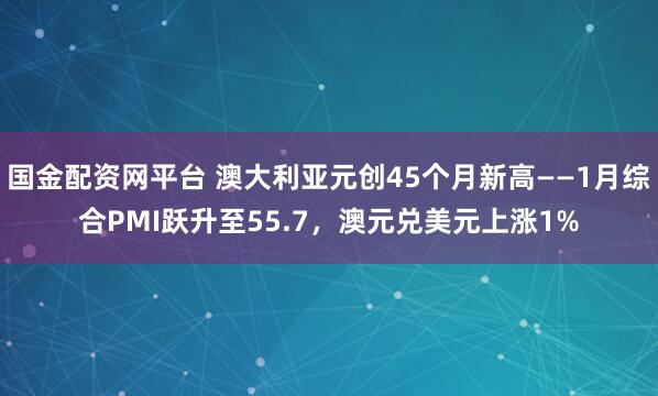 国金配资网平台 澳大利亚元创45个月新高——1月综合PMI跃升至55.7，澳元兑美元上涨1%