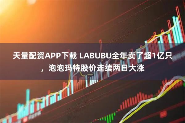 天量配资APP下载 LABUBU全年卖了超1亿只，泡泡玛特股价连续两日大涨